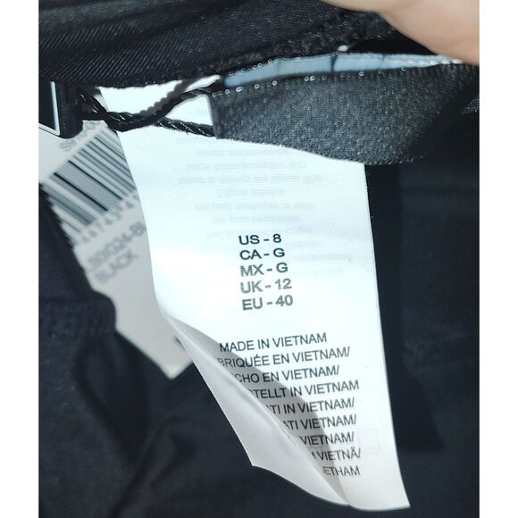 NWT La Blanca Island Goddess 1 Piece Swimsuit Size 8 Black UPF 50 Beach Pool - Picture 4 of 8